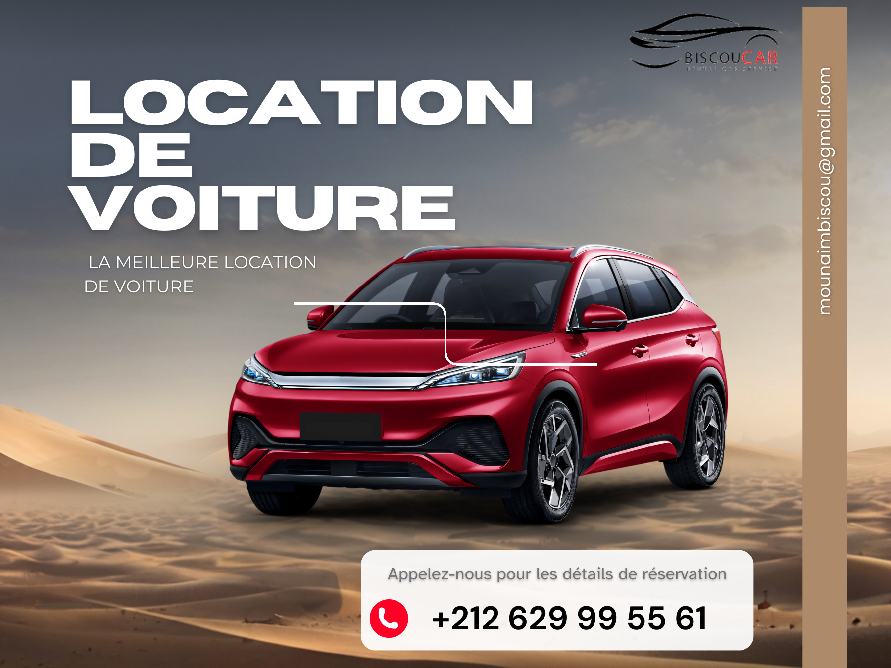 🚗 Pourquoi choisir Location de Voiture Biscoû pour vos déplacements au Maroc ?