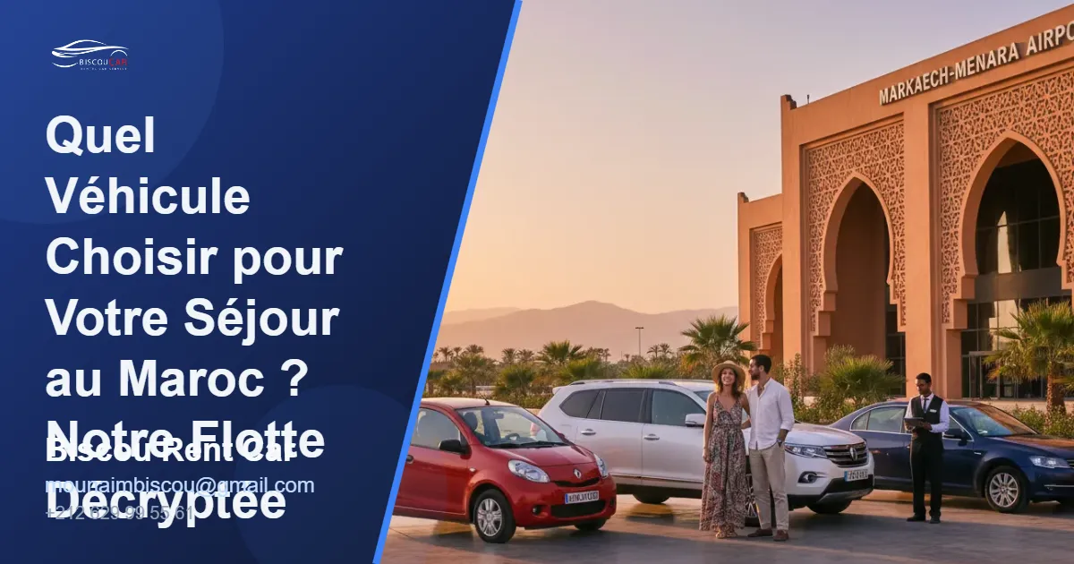 Quel Véhicule Choisir pour Votre Séjour au Maroc ? Notre Flotte Décryptée