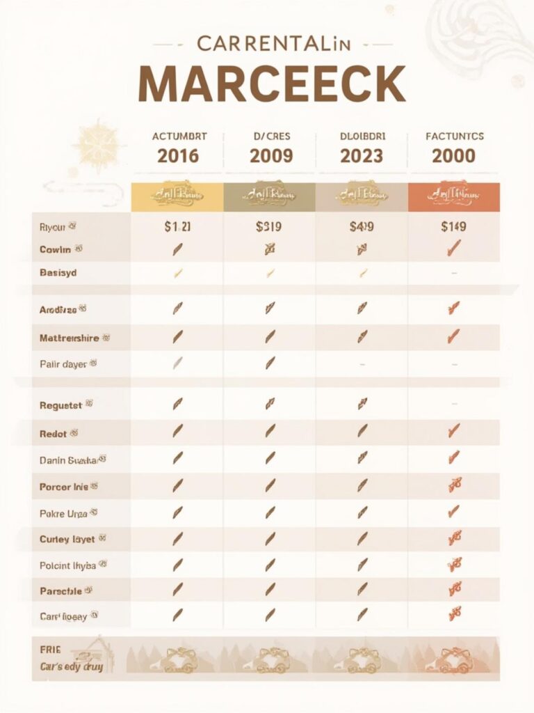 Cheap car rental Marrakech price comparison 2026